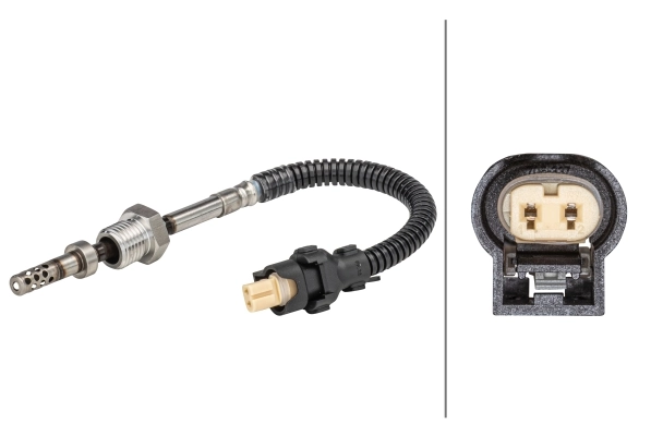 Sensor, exhaust gas temperature