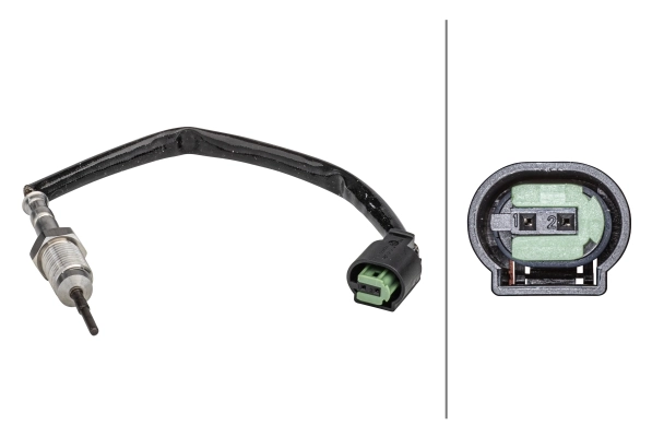 Sensor, exhaust gas temperature