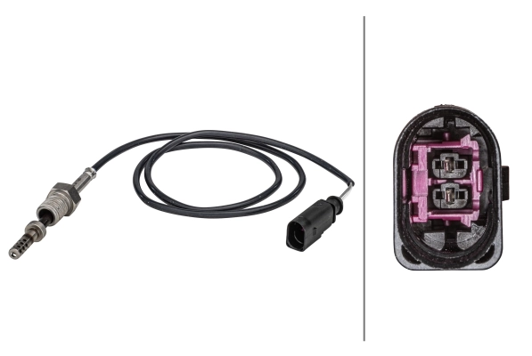 Sensor, exhaust gas temperature