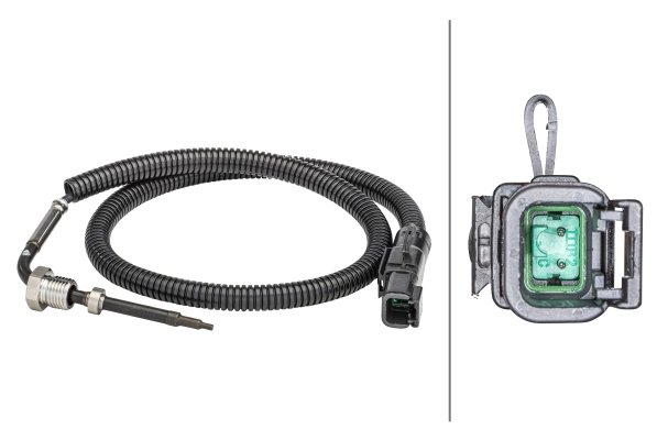 Sensor, exhaust gas temperature