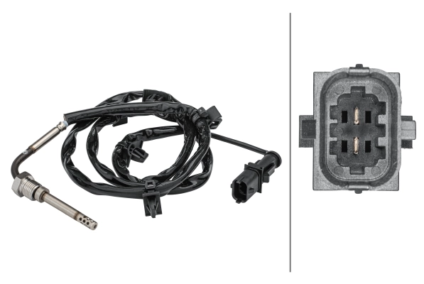 Sensor, exhaust gas temperature