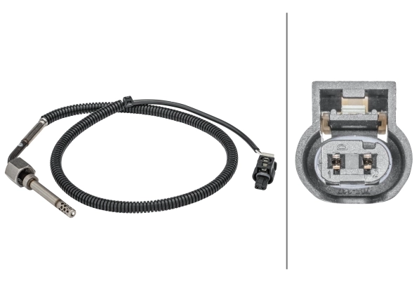 Sensor, exhaust gas temperature
