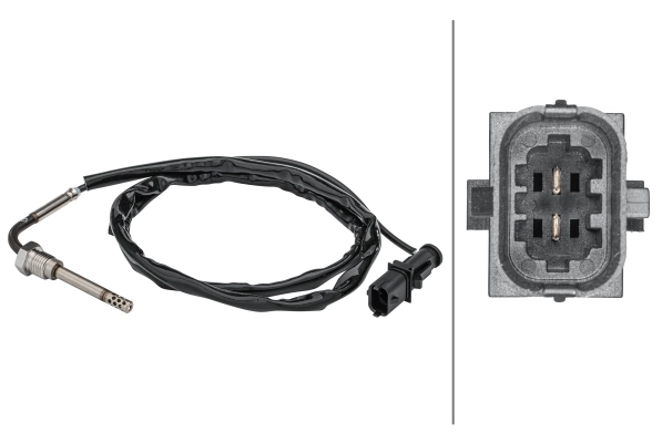 Sensor, exhaust gas temperature