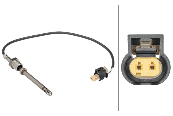 Sensor, exhaust gas temperature
