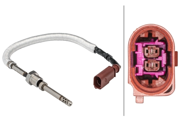 Sensor, exhaust gas temperature