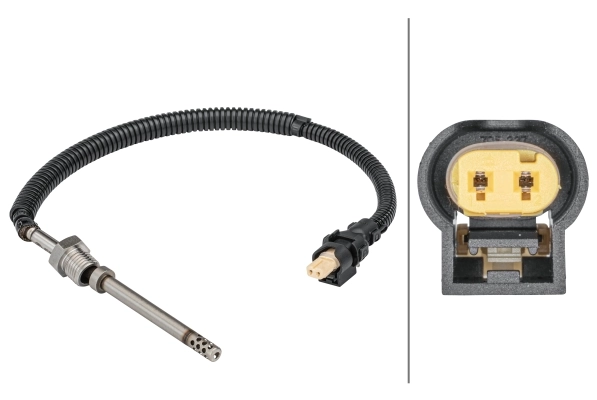 Sensor, exhaust gas temperature