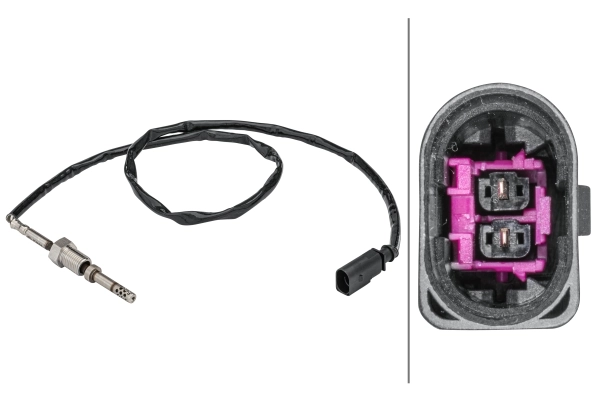 Sensor, exhaust gas temperature