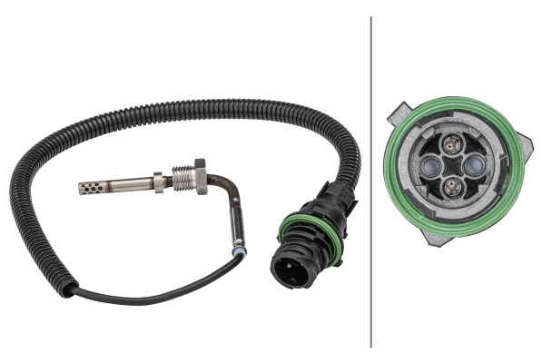 Sensor, exhaust gas temperature