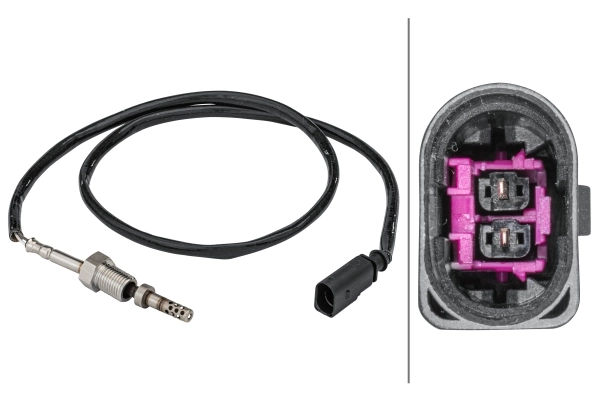 Sensor, exhaust gas temperature