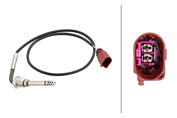 Sensor, exhaust gas temperature