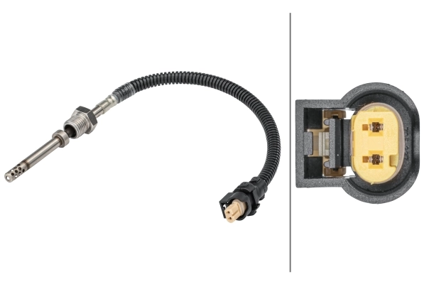 Sensor, exhaust gas temperature