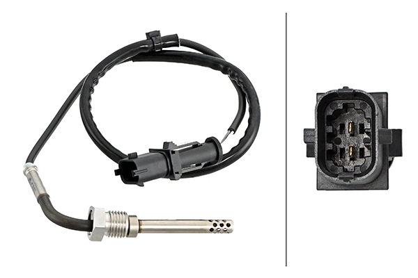 Sensor, exhaust gas temperature
