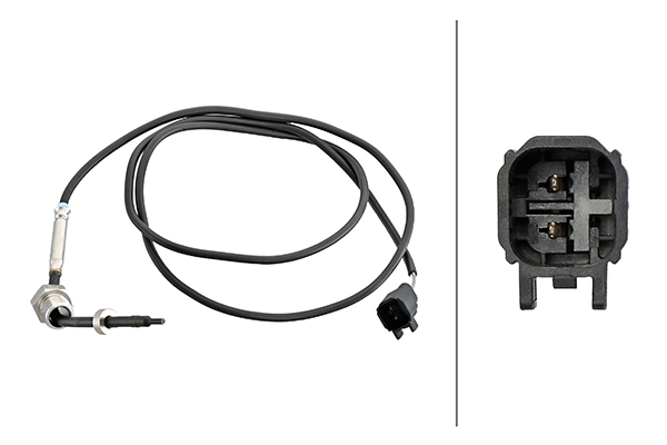 Sensor, exhaust gas temperature