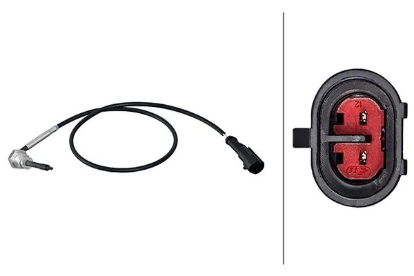 Sensor, exhaust gas temperature