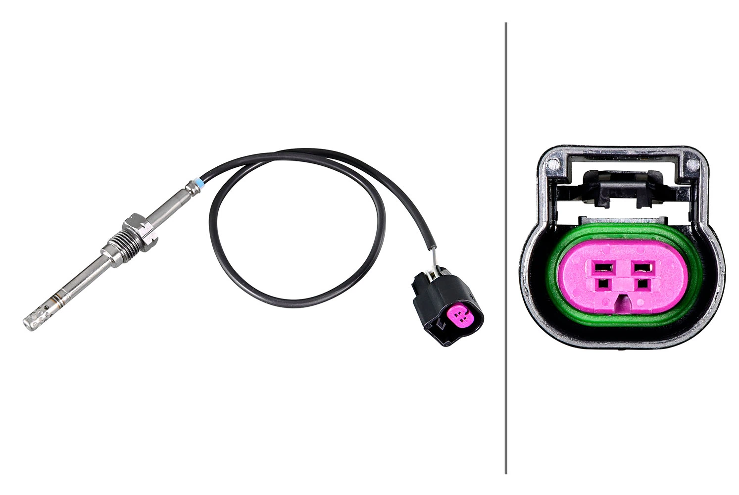 Sensor, exhaust gas temperature
