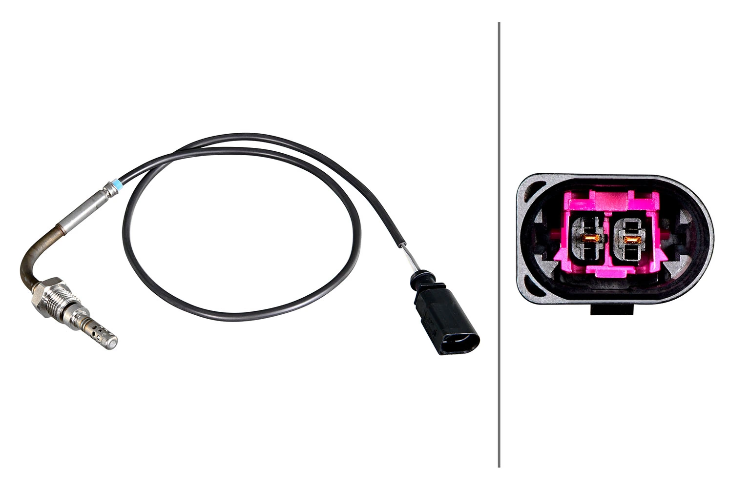 Sensor, exhaust gas temperature