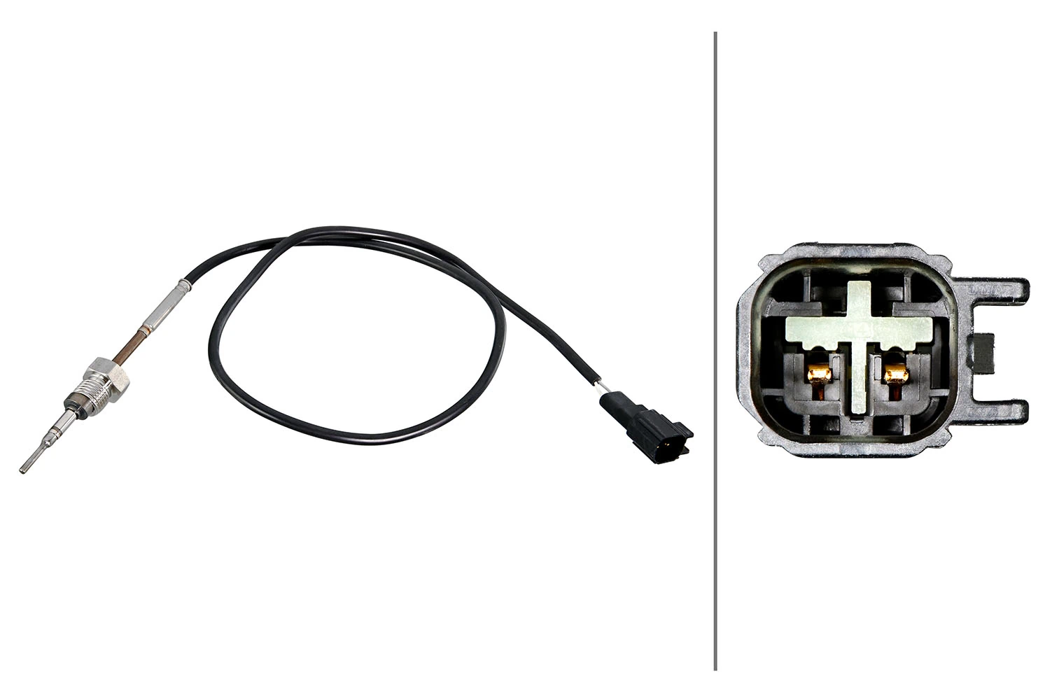 Sensor, exhaust gas temperature