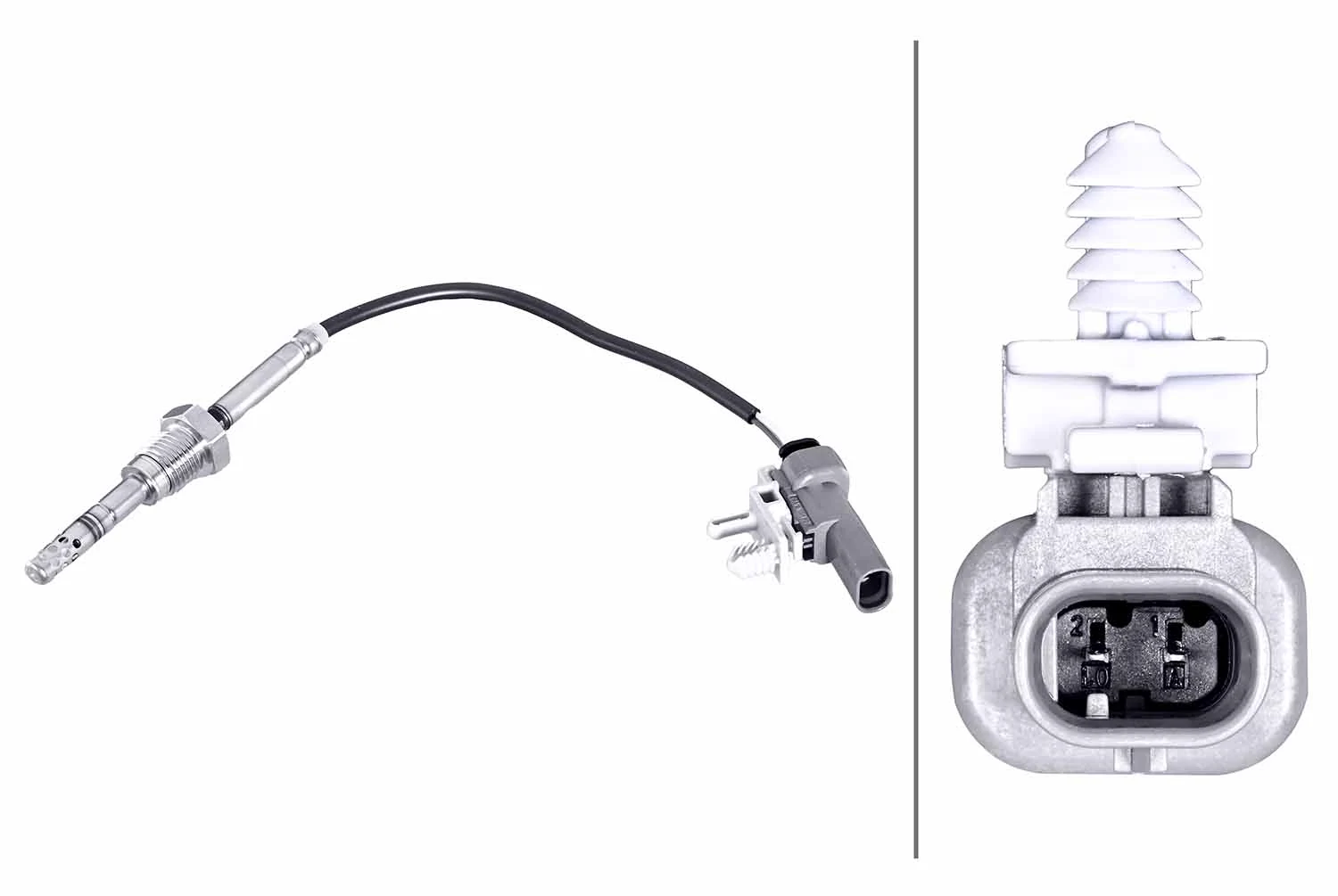 Sensor, exhaust gas temperature