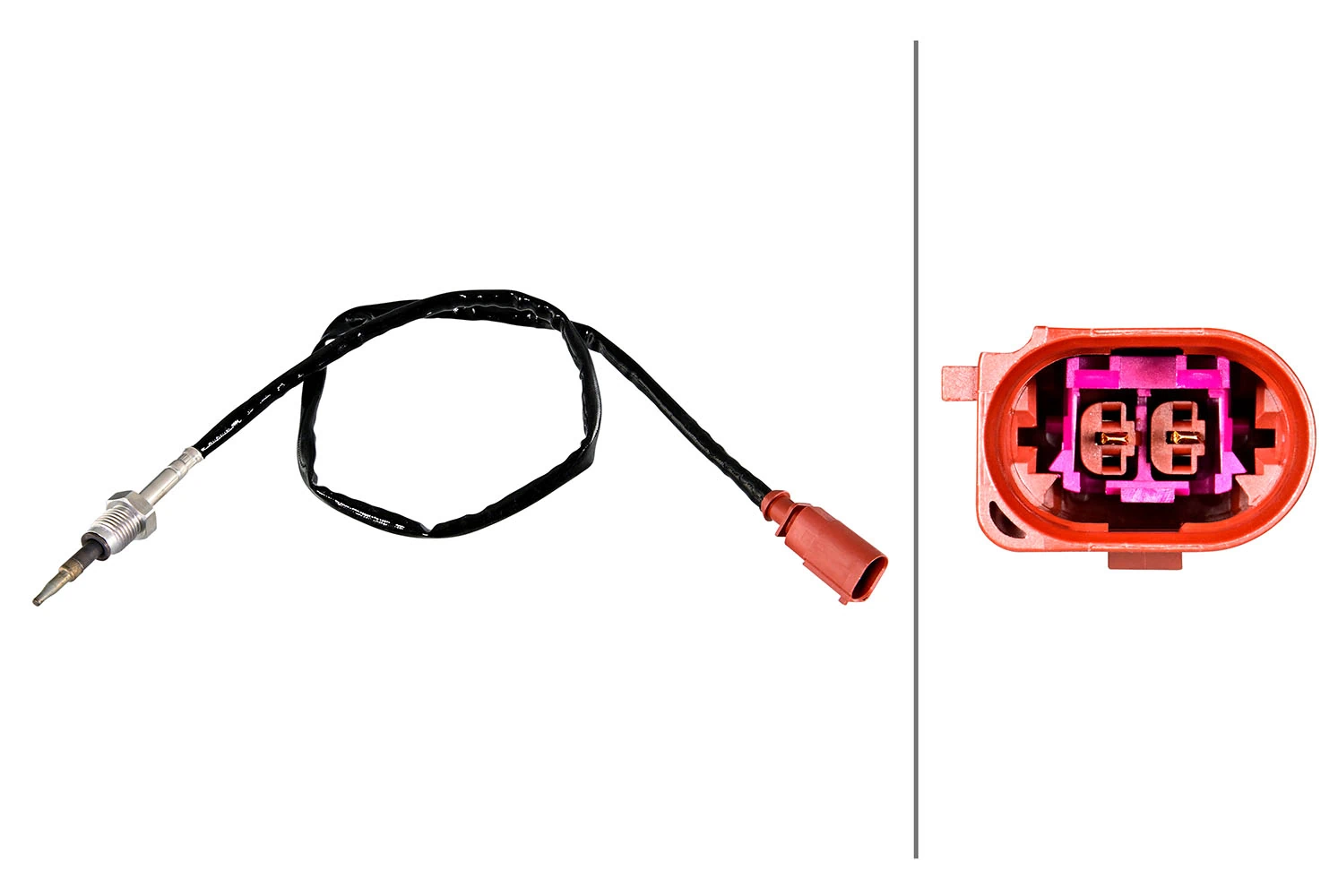 Sensor, exhaust gas temperature