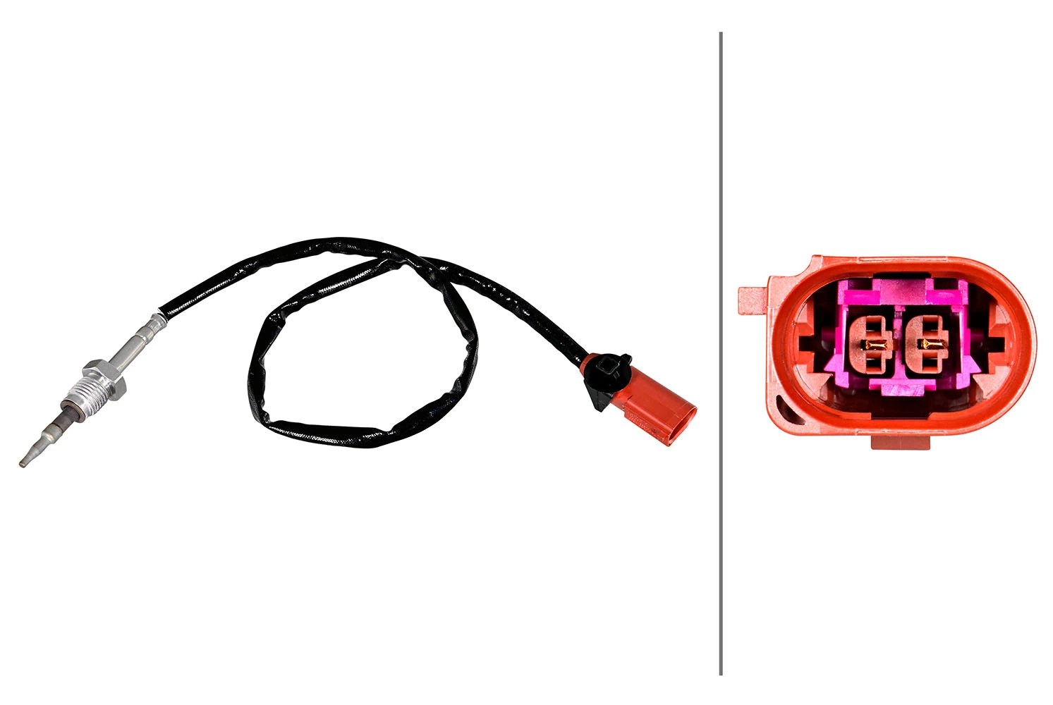 Sensor, exhaust gas temperature