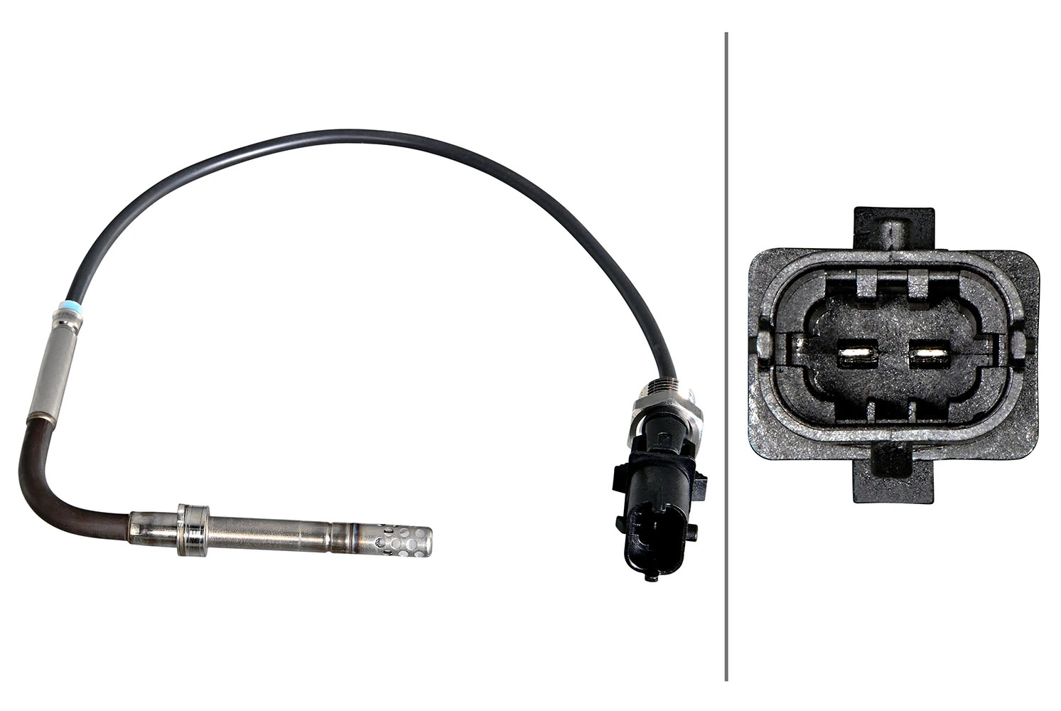 Sensor, exhaust gas temperature