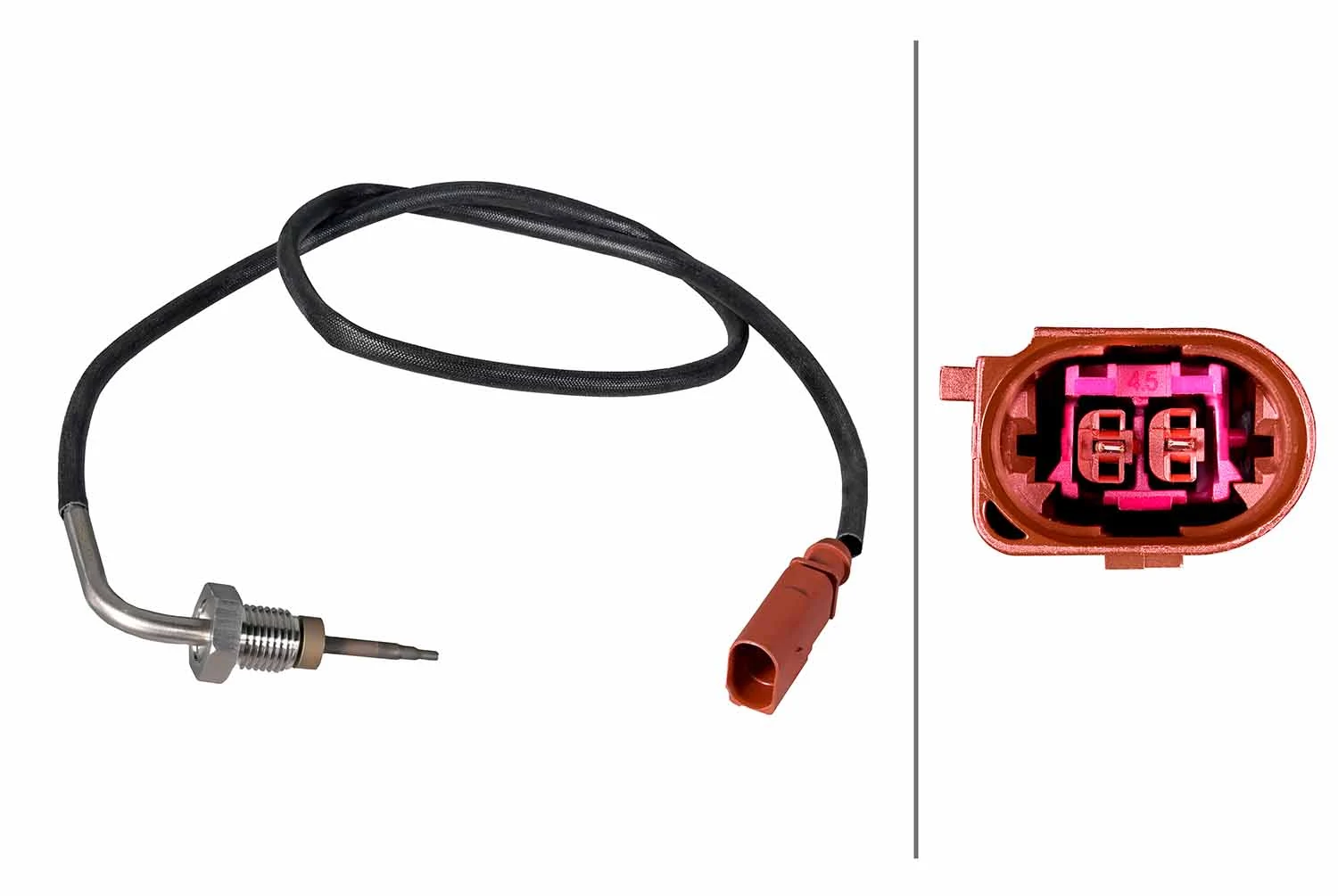 Sensor, exhaust gas temperature