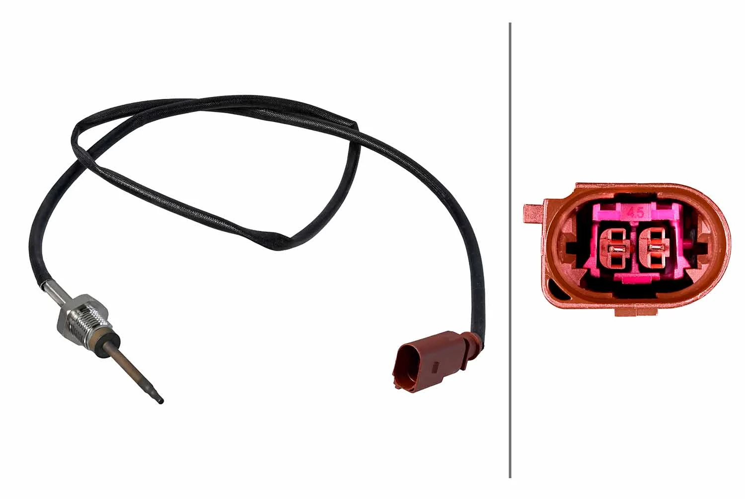 Sensor, exhaust gas temperature