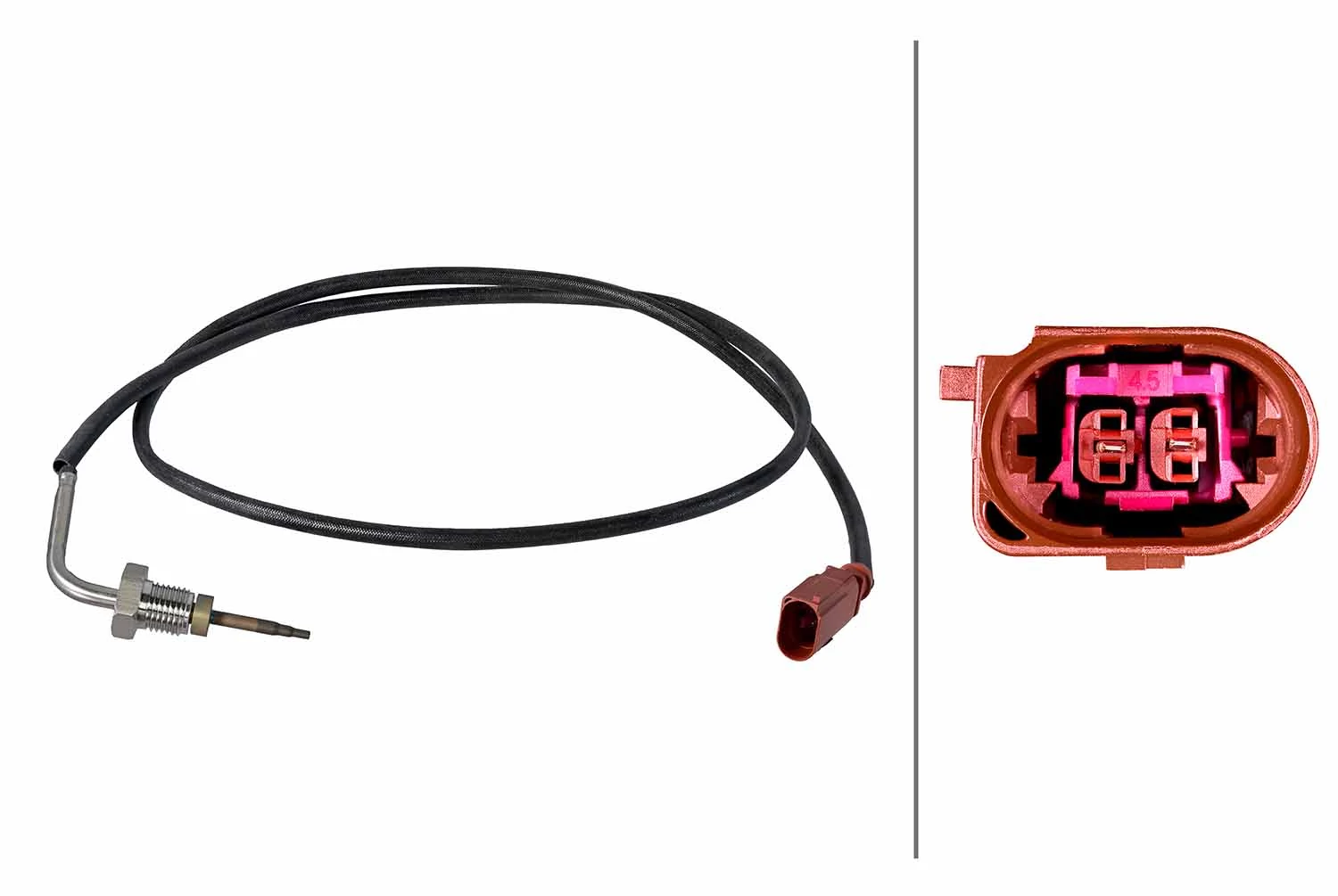 Sensor, exhaust gas temperature