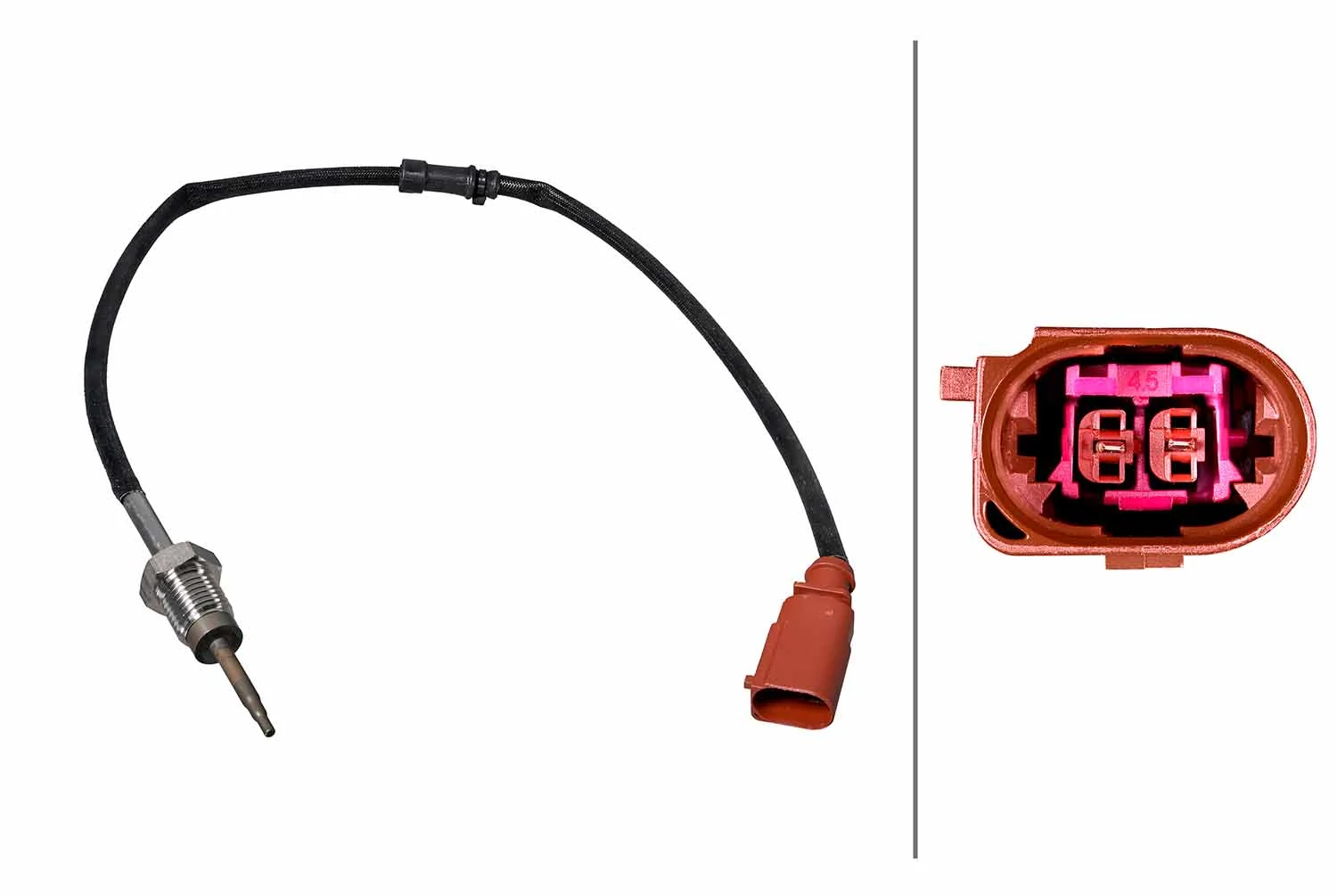 Sensor, exhaust gas temperature