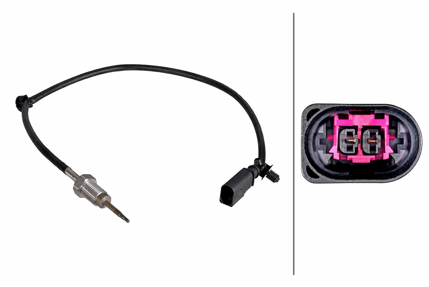 Sensor, exhaust gas temperature