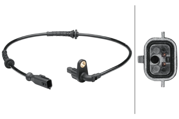 Sensor, wheel speed
