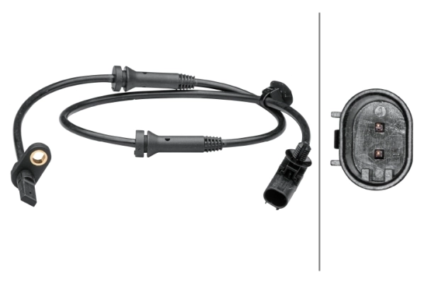 Sensor, wheel speed