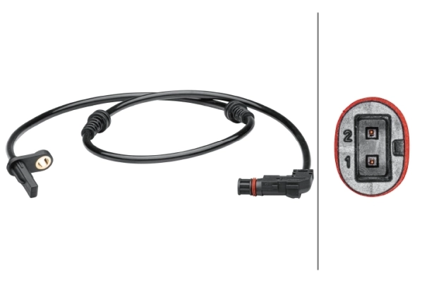 Sensor, wheel speed
