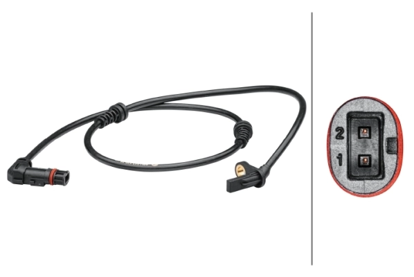 Sensor, wheel speed