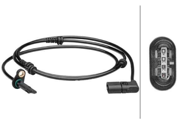 Sensor, wheel speed