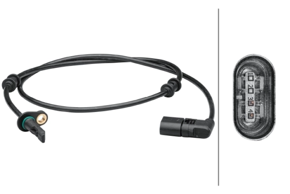 Sensor, wheel speed