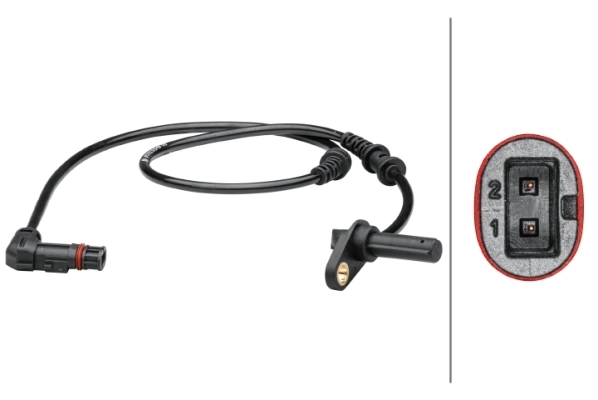 Sensor, wheel speed