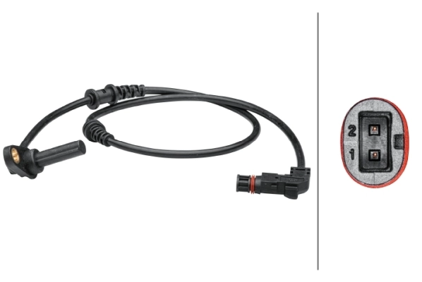 Sensor, wheel speed