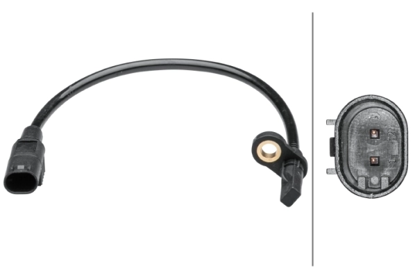 Sensor, wheel speed