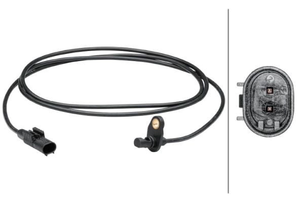 Sensor, wheel speed