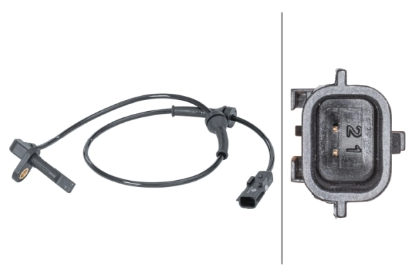 Sensor, wheel speed