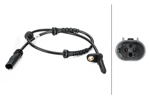 Sensor, wheel speed
