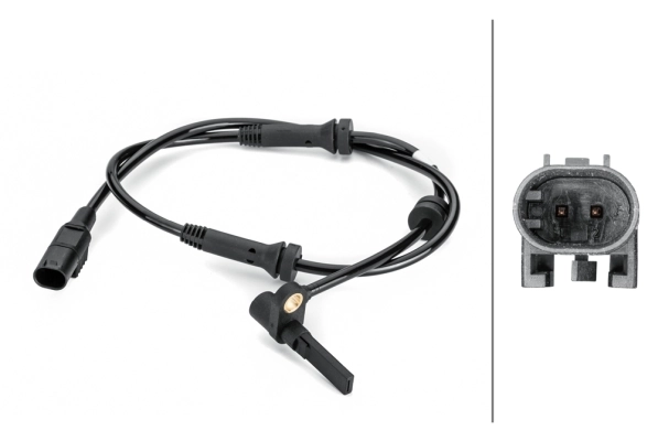 Sensor, wheel speed
