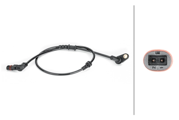 Sensor, wheel speed