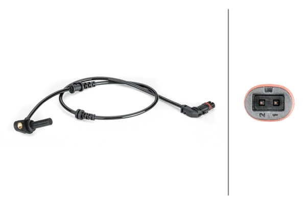 Sensor, wheel speed