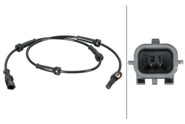 Sensor, wheel speed