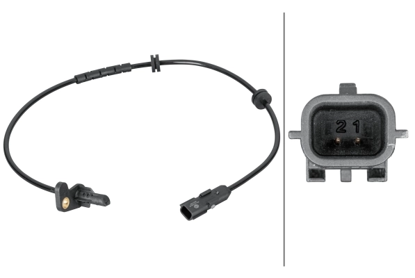 Sensor, wheel speed