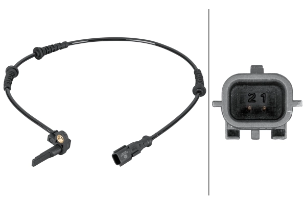 Sensor, wheel speed