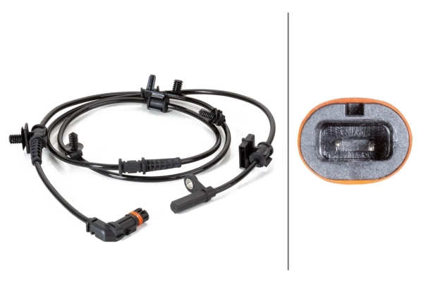 Sensor, wheel speed