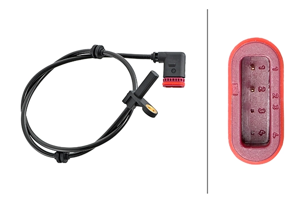 Sensor, wheel speed